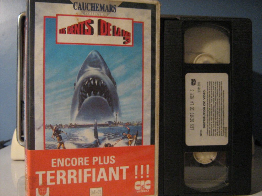 Les Dents De La Mer 3 Distribution Jaws 3D » Blog Archive » VHS Les dents de la mer 3 CIC vidéo